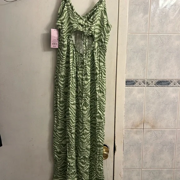 pilcro green dress Malvern Maxi Dress Green main image 1